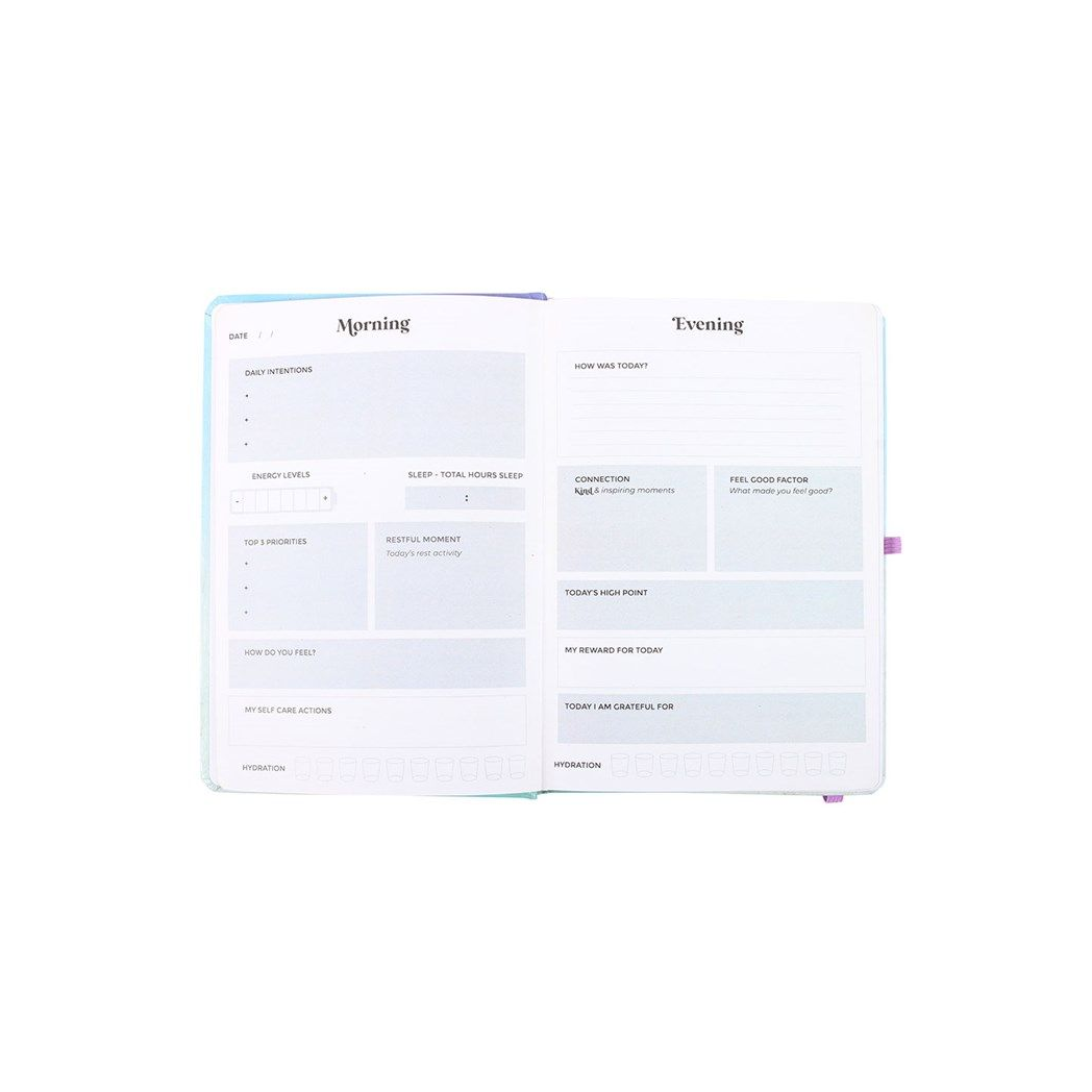 Aura Energy A5 Wellness Journal and Crystal Chip Pen