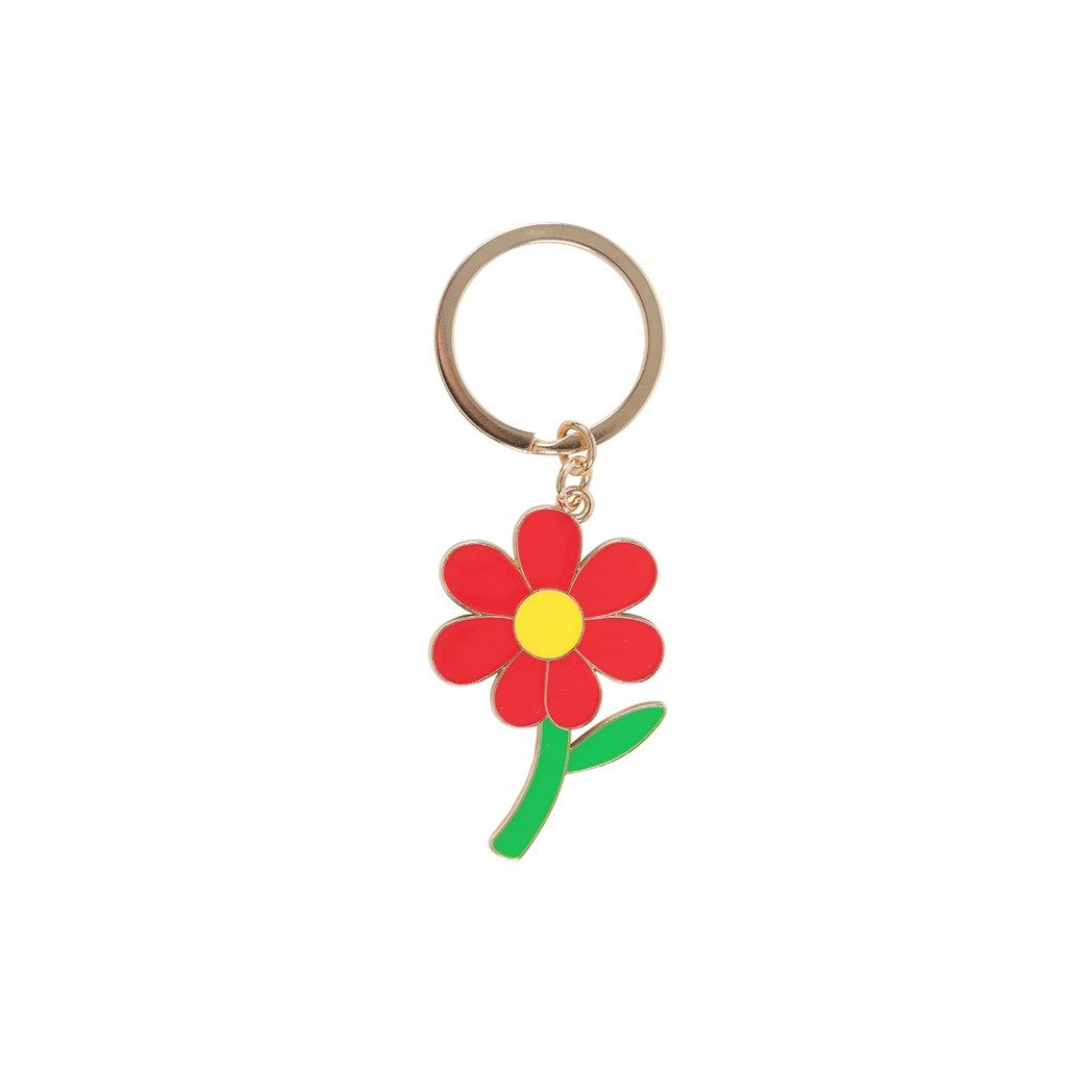Be Kind to Your Mind Flower Enamel Keyring