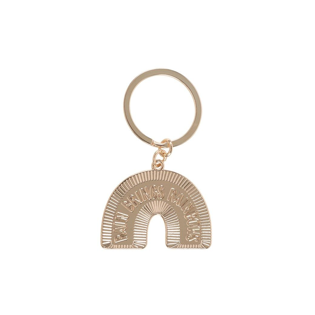 Rainbow Enamel Keyring Be Kind To Your Mind Gift