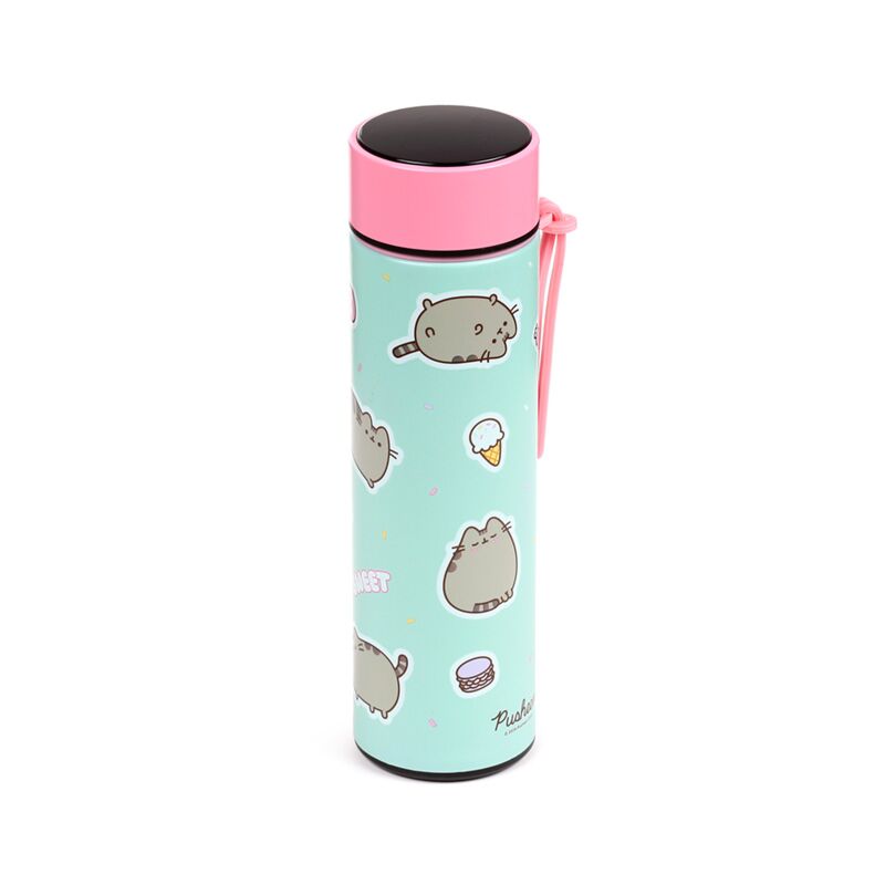 Reusable Insulated Drinks Bottle with Digital Thermometer 450ml – Pusheen the Cat Sweets