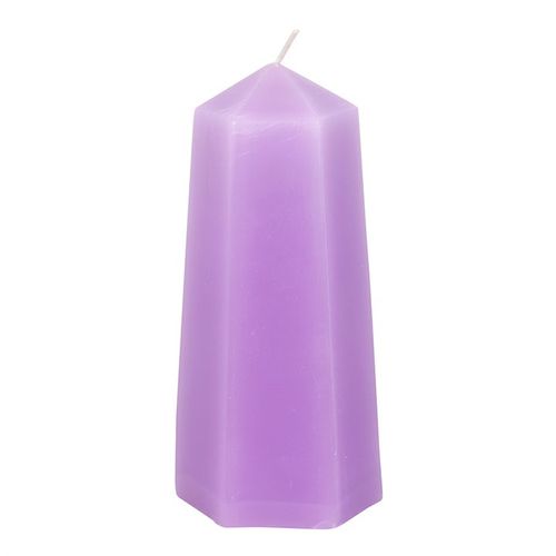 Calming Crystal Candle with Rough Amethyst