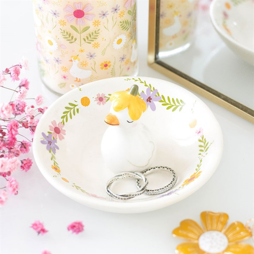 Daisy & Duck Ceramic Trinket Dish