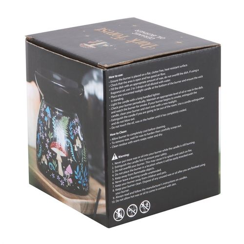 Dark Forest Print Ceramic Oil Burner