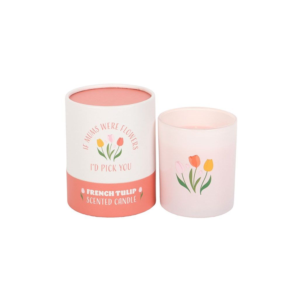 If Mums Were Flowers French Tulip Scented Candle Gift