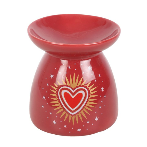 Sacred Heart Ceramic Oil Burner for Tealights