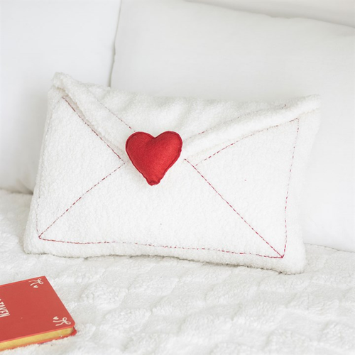 Love Letter Boucle Cushion with Hidden ‘I Love You’ Message