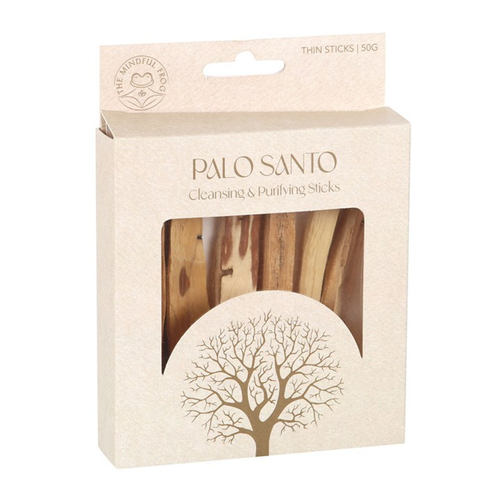 Thin Palo Santo Sticks for Cleansing, Relaxation & Positive Energy 50g