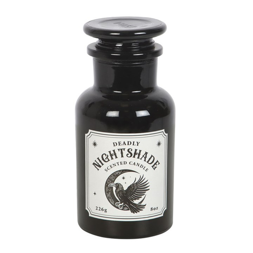 Mystic Raven Apothecary Candle – Deadly Nightshade Scent