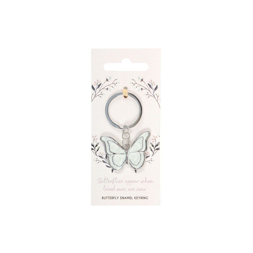 Butterflies Appear Keyring with Sentimental Message Card