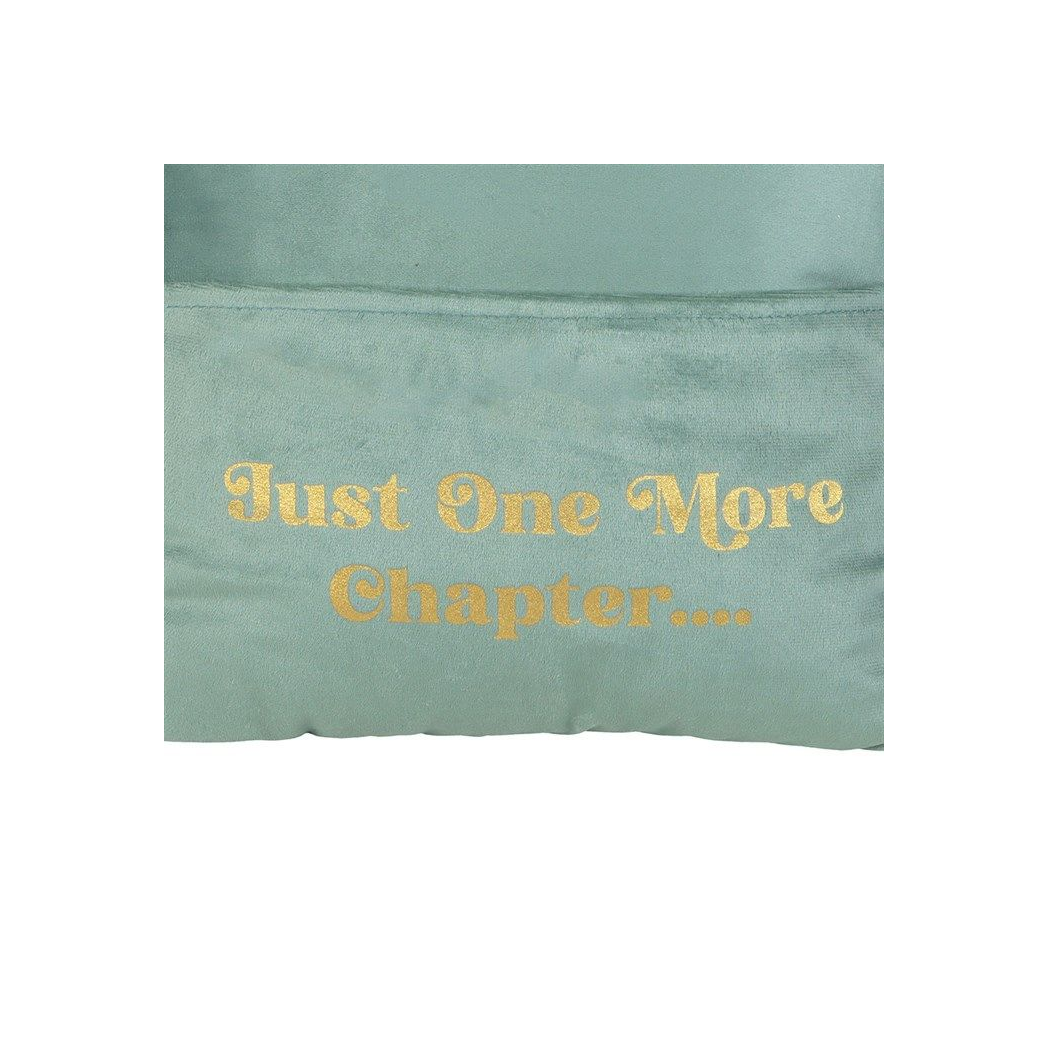 Just One More Chapter Cushion with Pocket – Reading Cushion 35cm