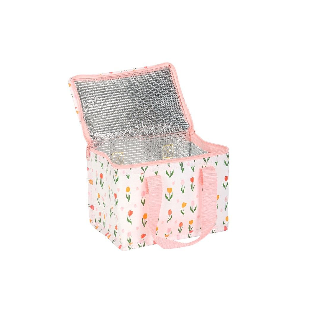 Tulip Print Recycled Plastic Lunch Bag