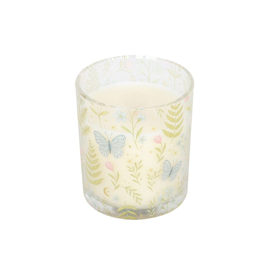 Luna Bloom Butterfly Sage and Cedarwood Scented Candle
