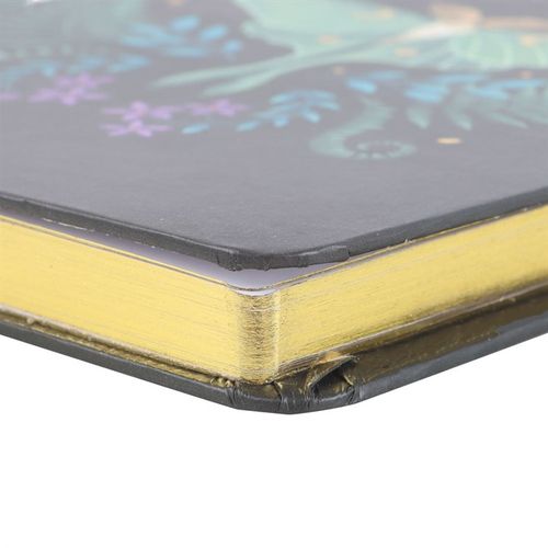 Luna Moth A5 Lined Notebook with Gold Foil Edges