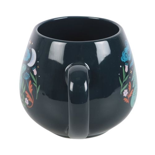Midnight Hare Ceramic Mug with Moon Design 400ml