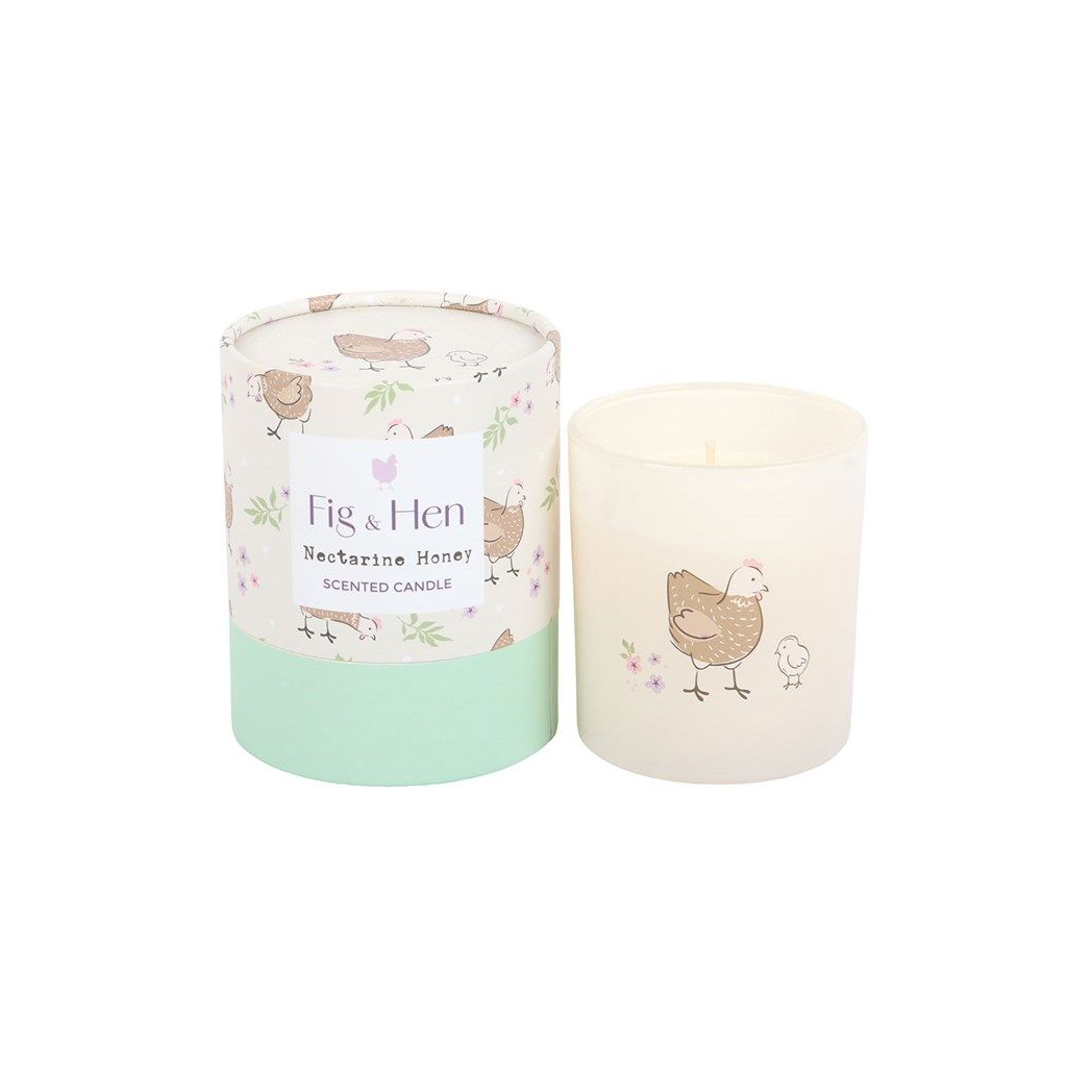 Mother Hen Nectarine Honey Scented Candle