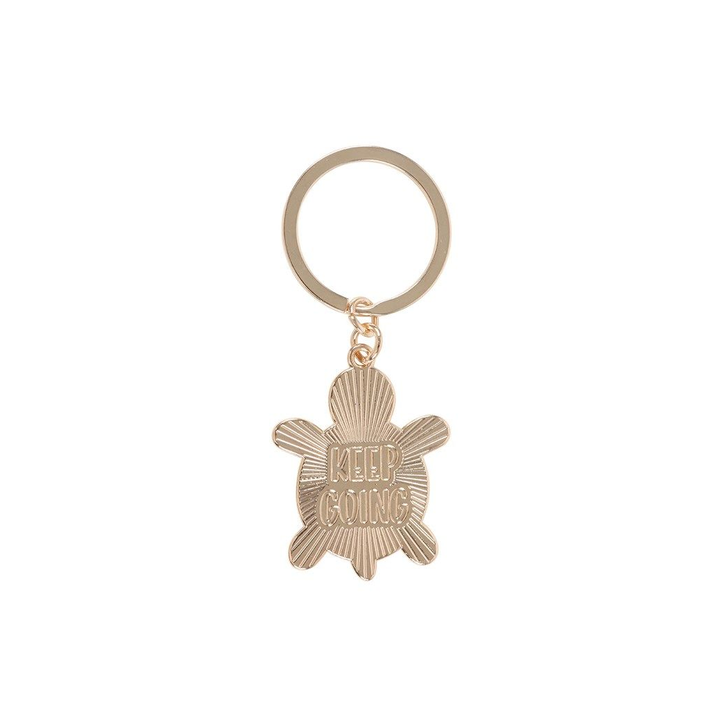 Moving Forward Turtle Enamel Keyring