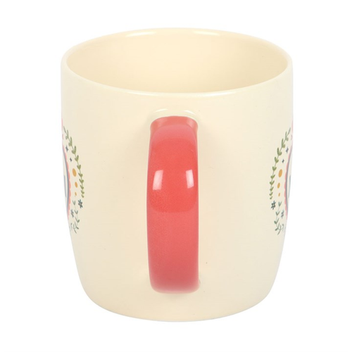 Mum Folk Heart Ceramic Mug 350ml