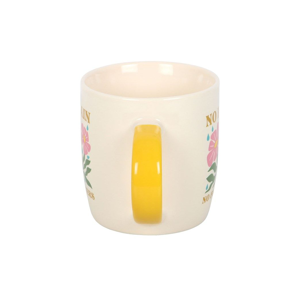 No Rain, No Flowers Ceramic Mug 370ml