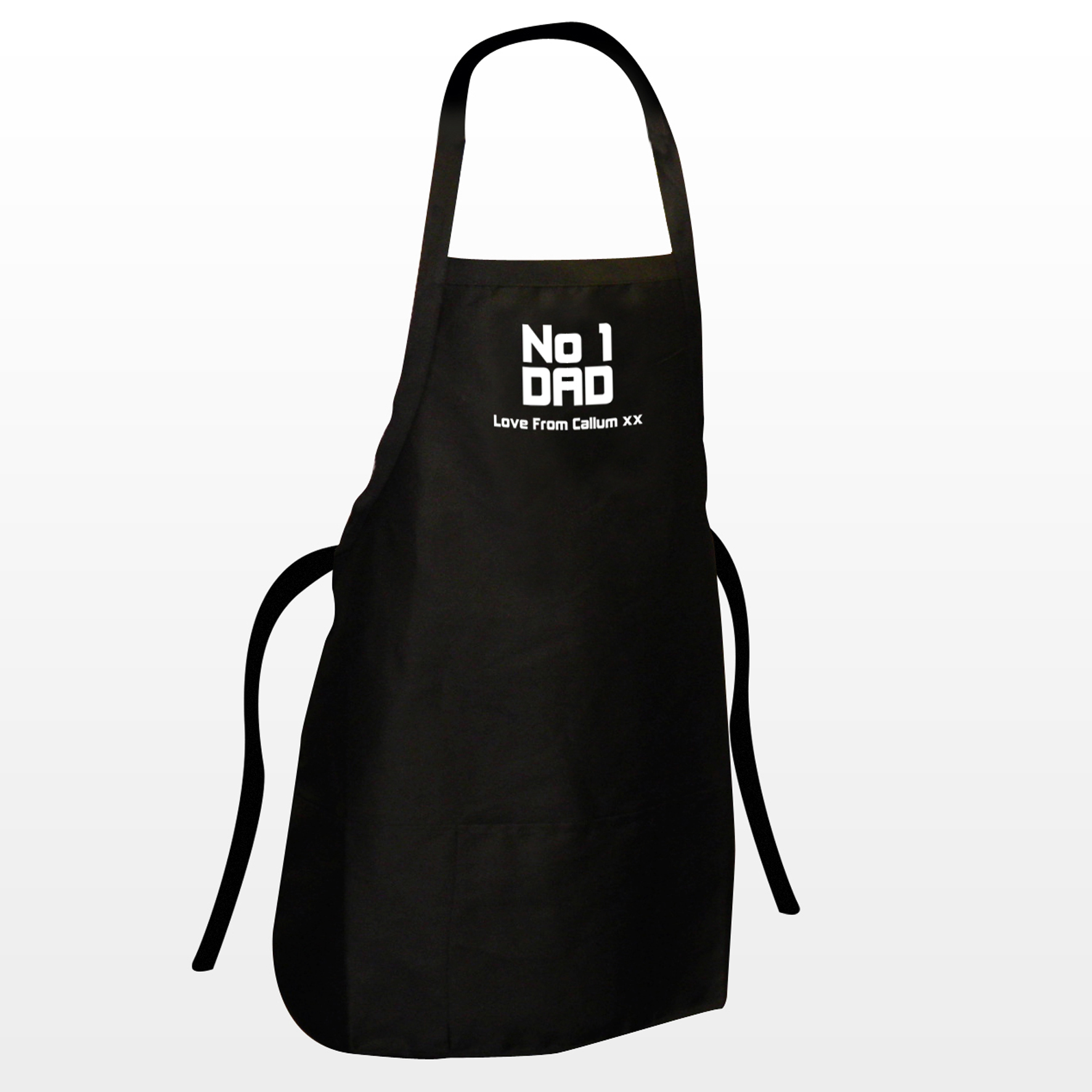 Personalised No.1 Dad Cotton Apron Gift for Father’s Day