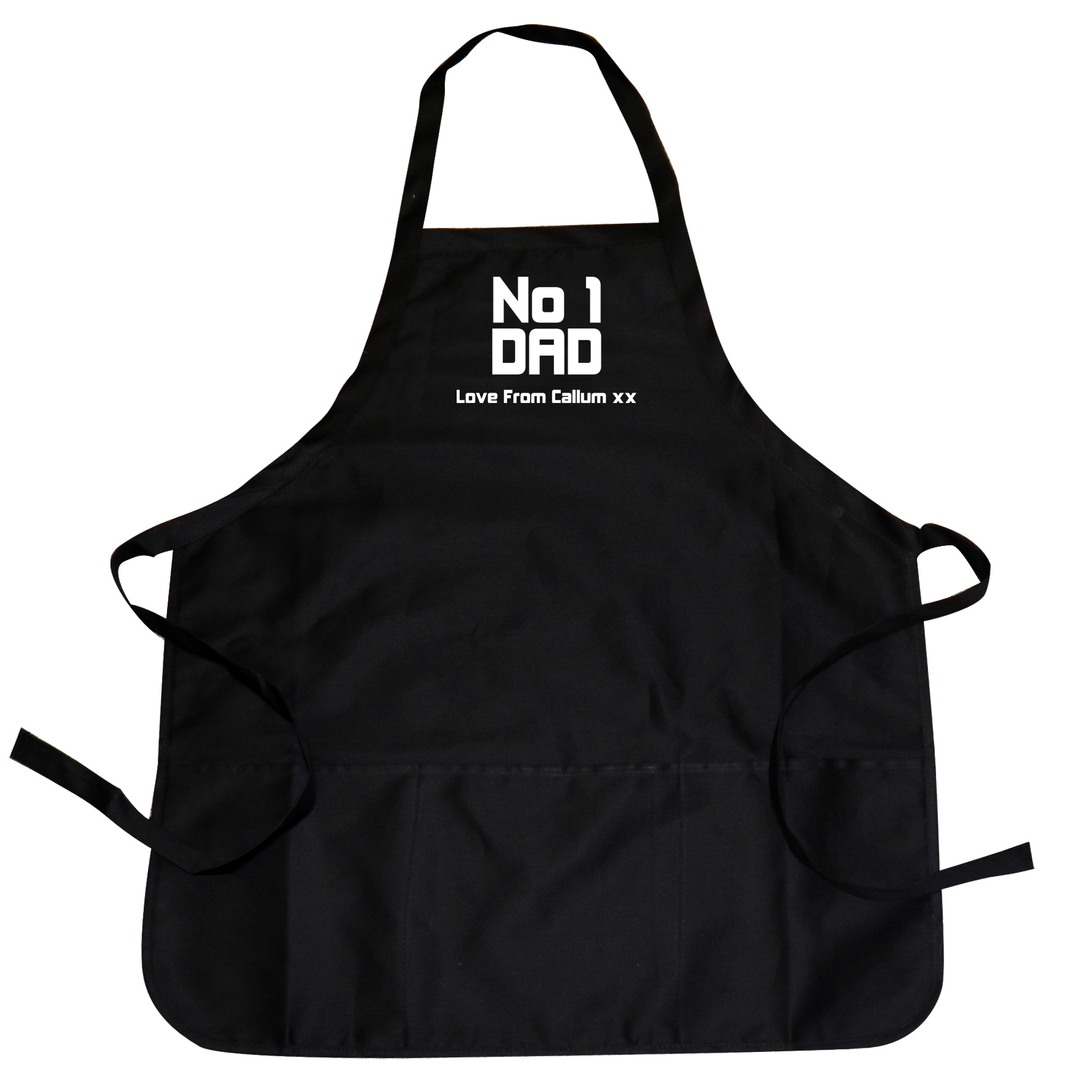 Personalised No.1 Dad Cotton Apron Gift for Father’s Day