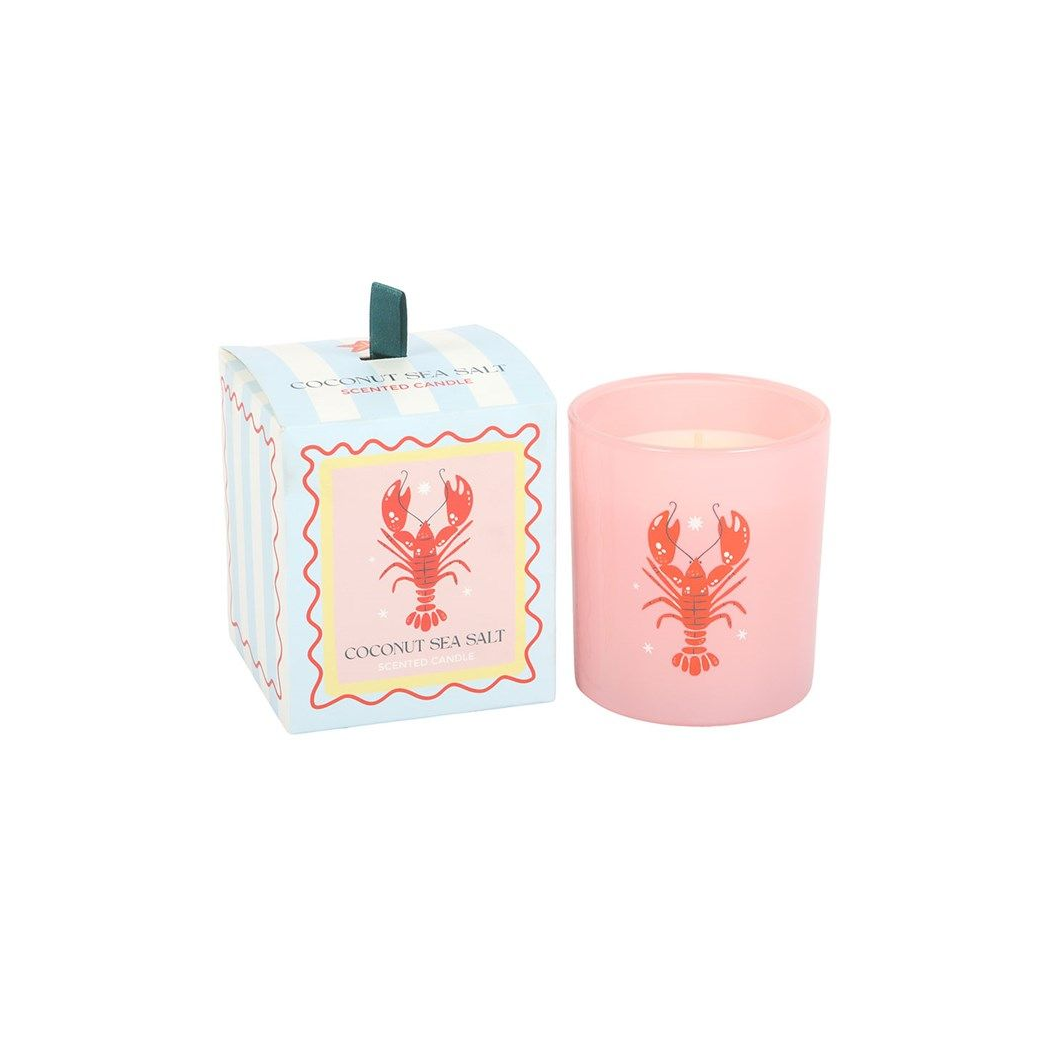 Pastel Lobster Coconut and Sea Salt Scented Candle