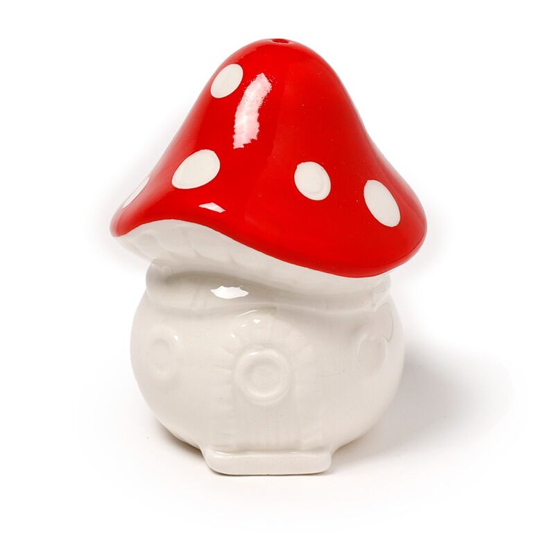 Ceramic Salt and Pepper Set – Fairy Toadstool House Design