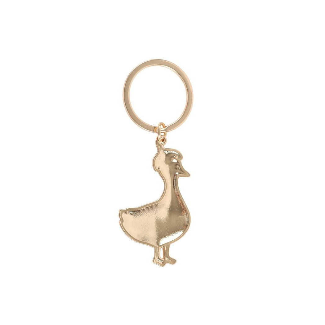 Waddle On Duck Enamel Keyring