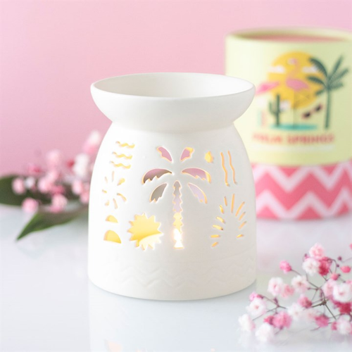 White Beach Ceramic Oil Burner