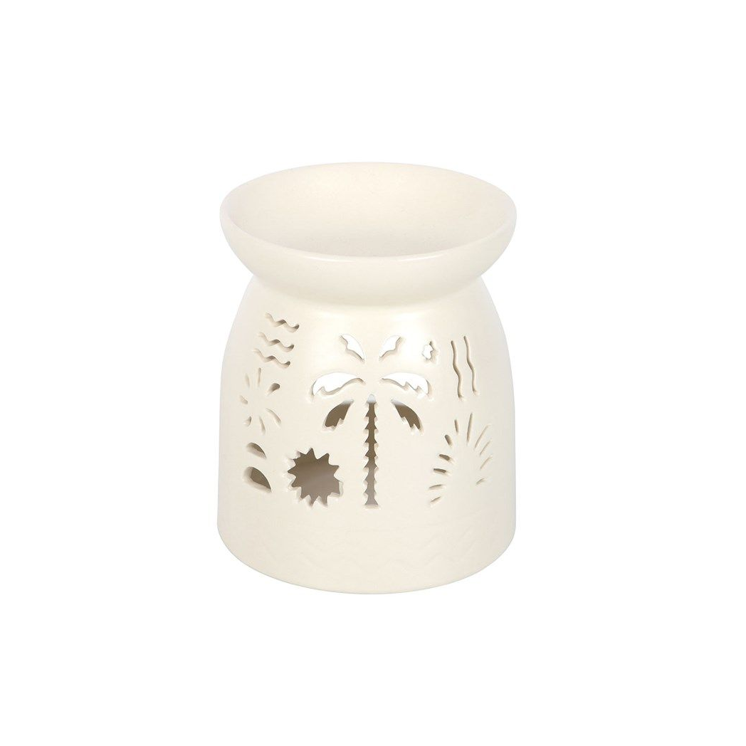 White Beach Ceramic Oil Burner