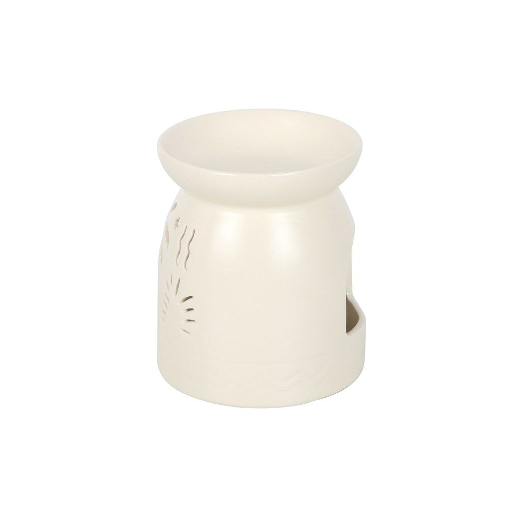 White Beach Ceramic Oil Burner
