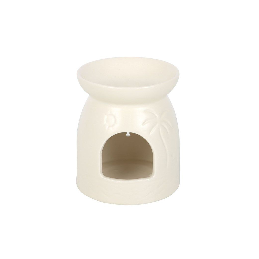 White Beach Ceramic Oil Burner