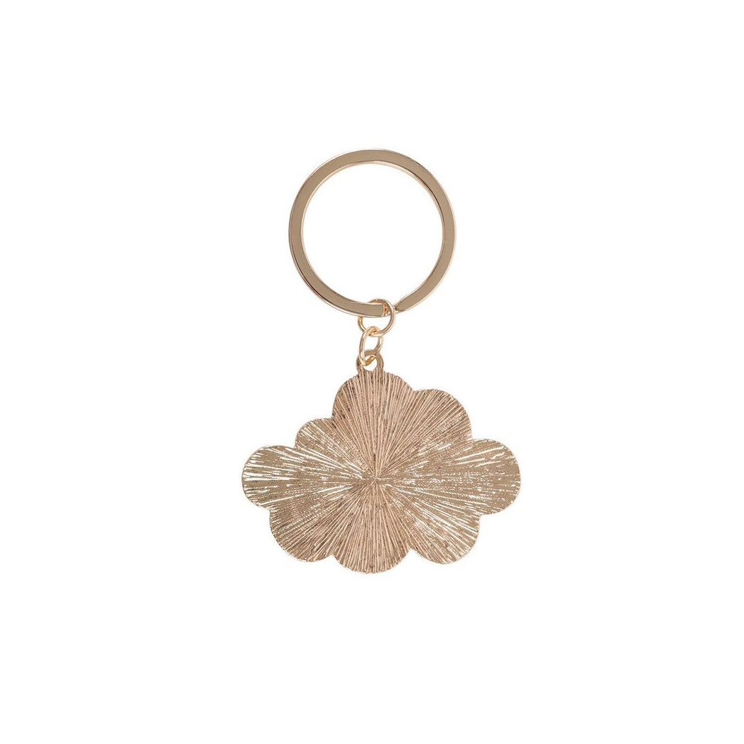 Worry Cloud Enamel Keyring