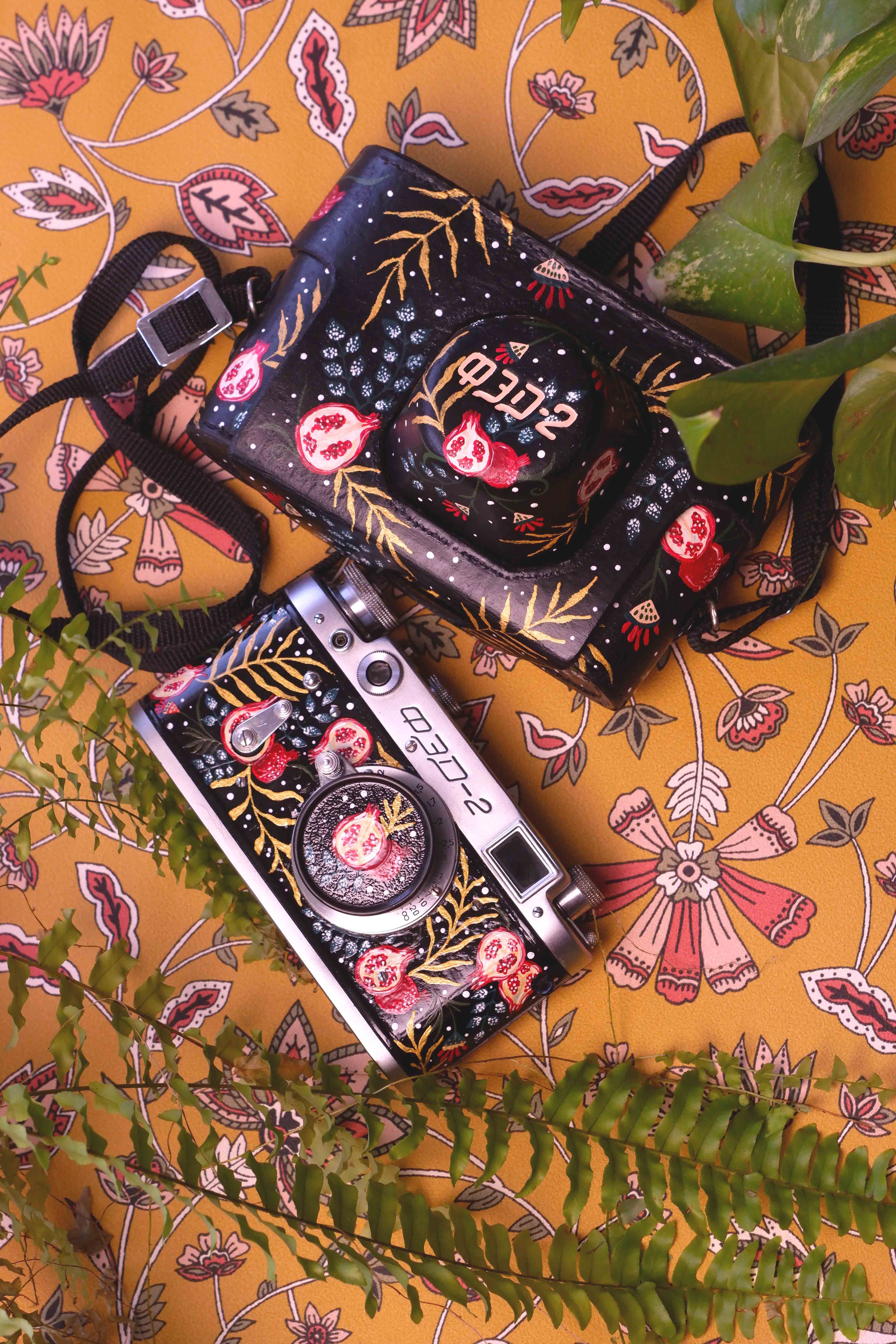 Fed2 custom painted 35 mm range finder film camera