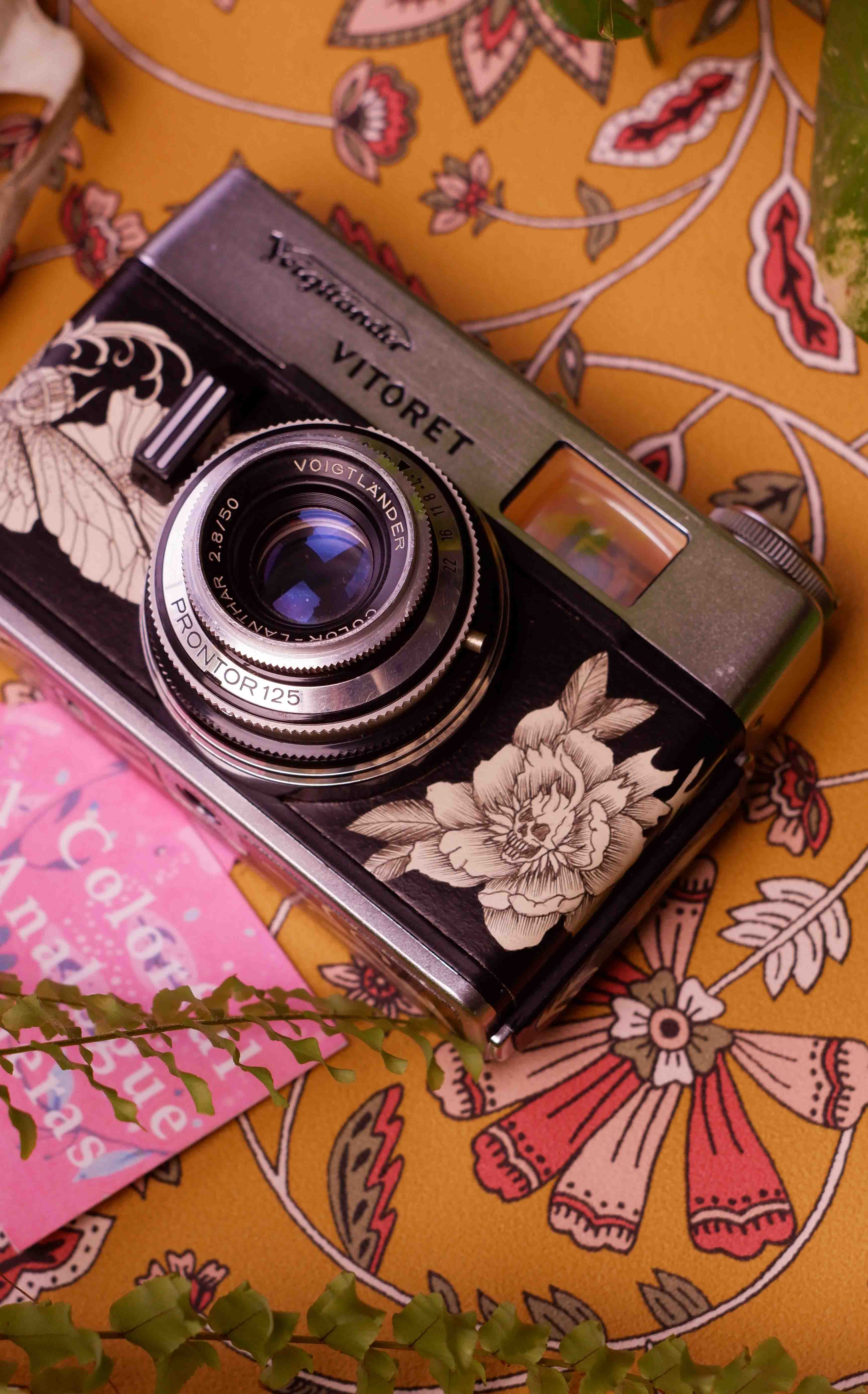 Vintage Voigtlander Vitoret 35mm camera replacement leather