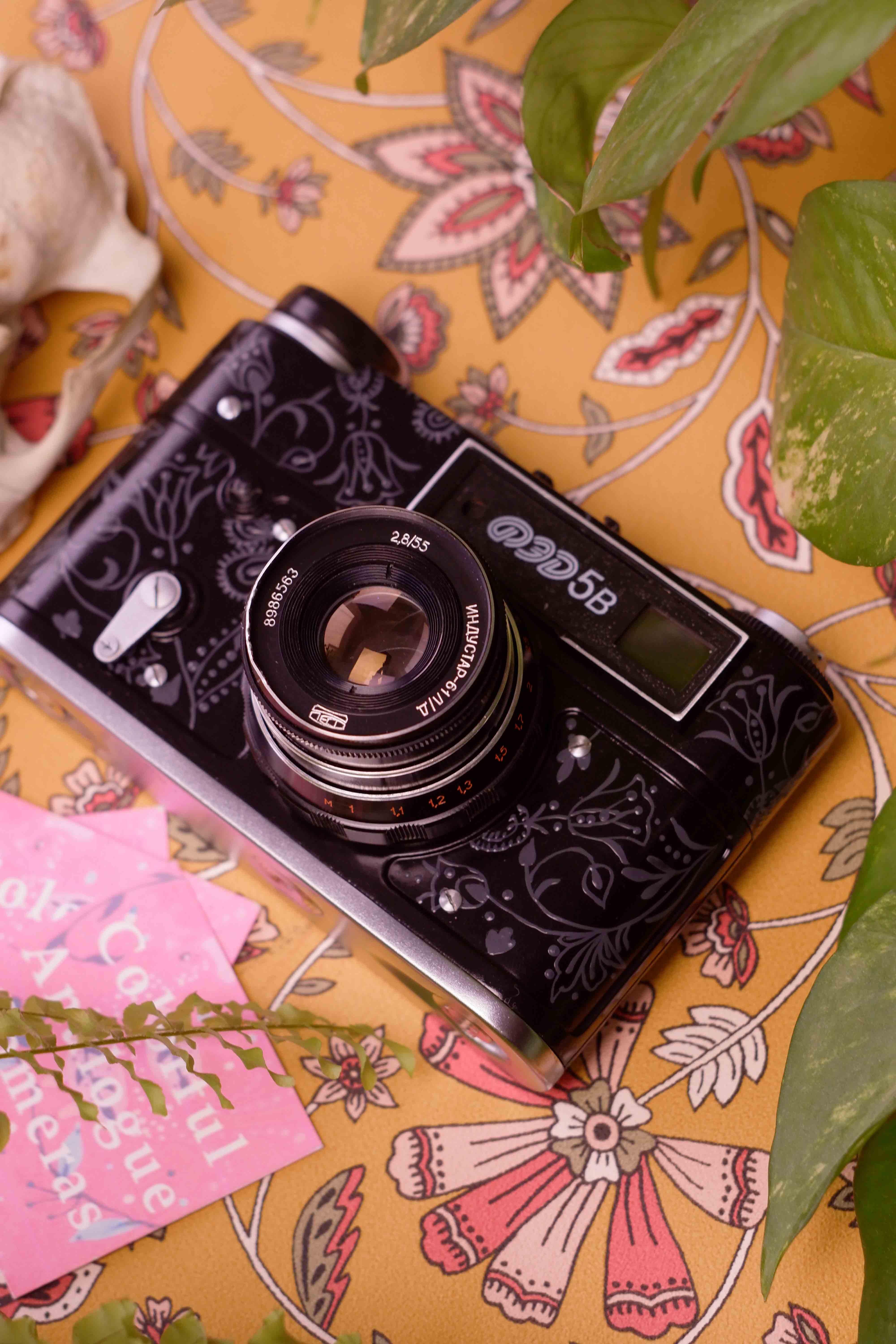 Vintage FED 5B 35mm film camera with Industar lens