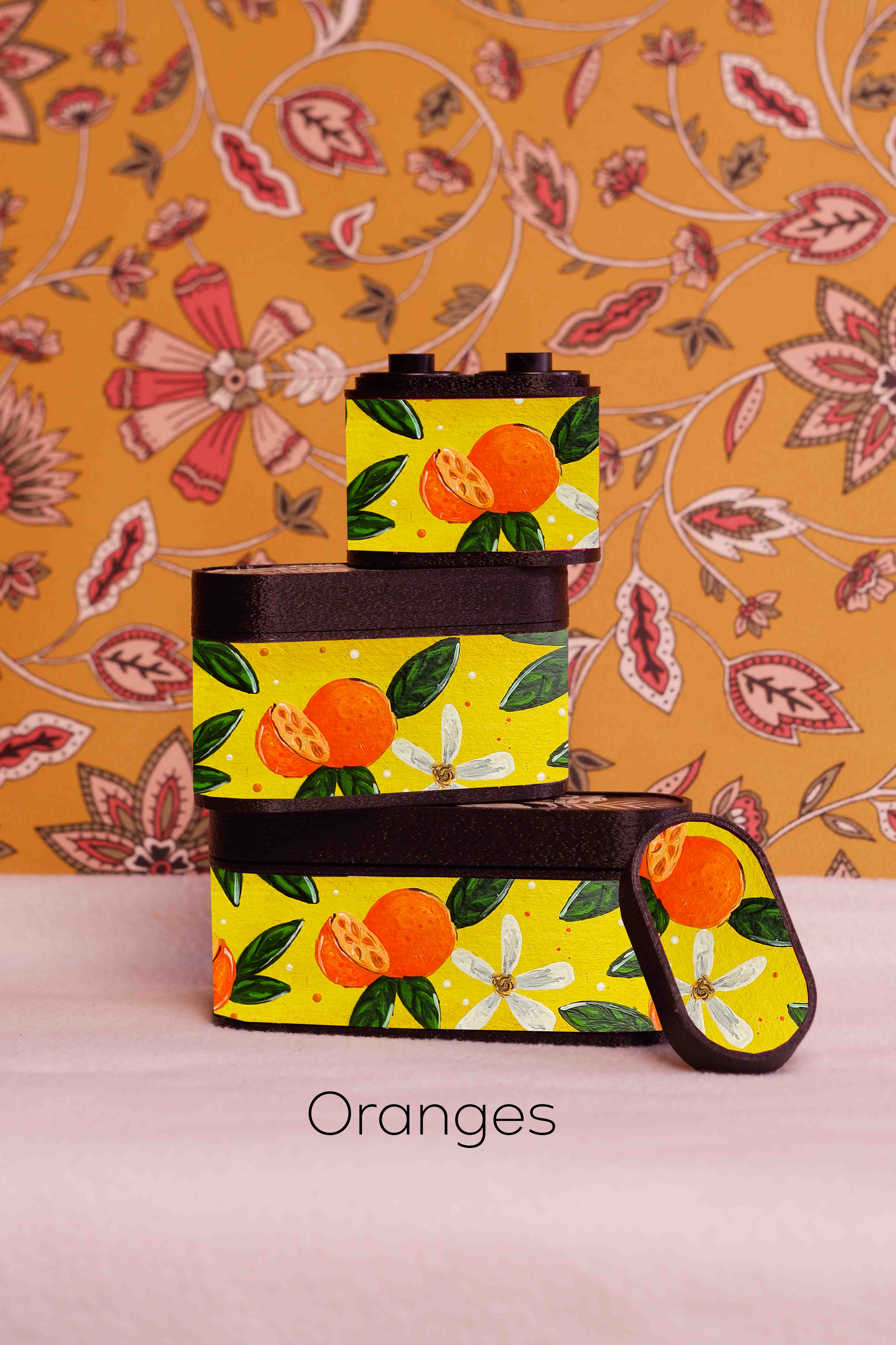 custom film canister holder 35 mm orange