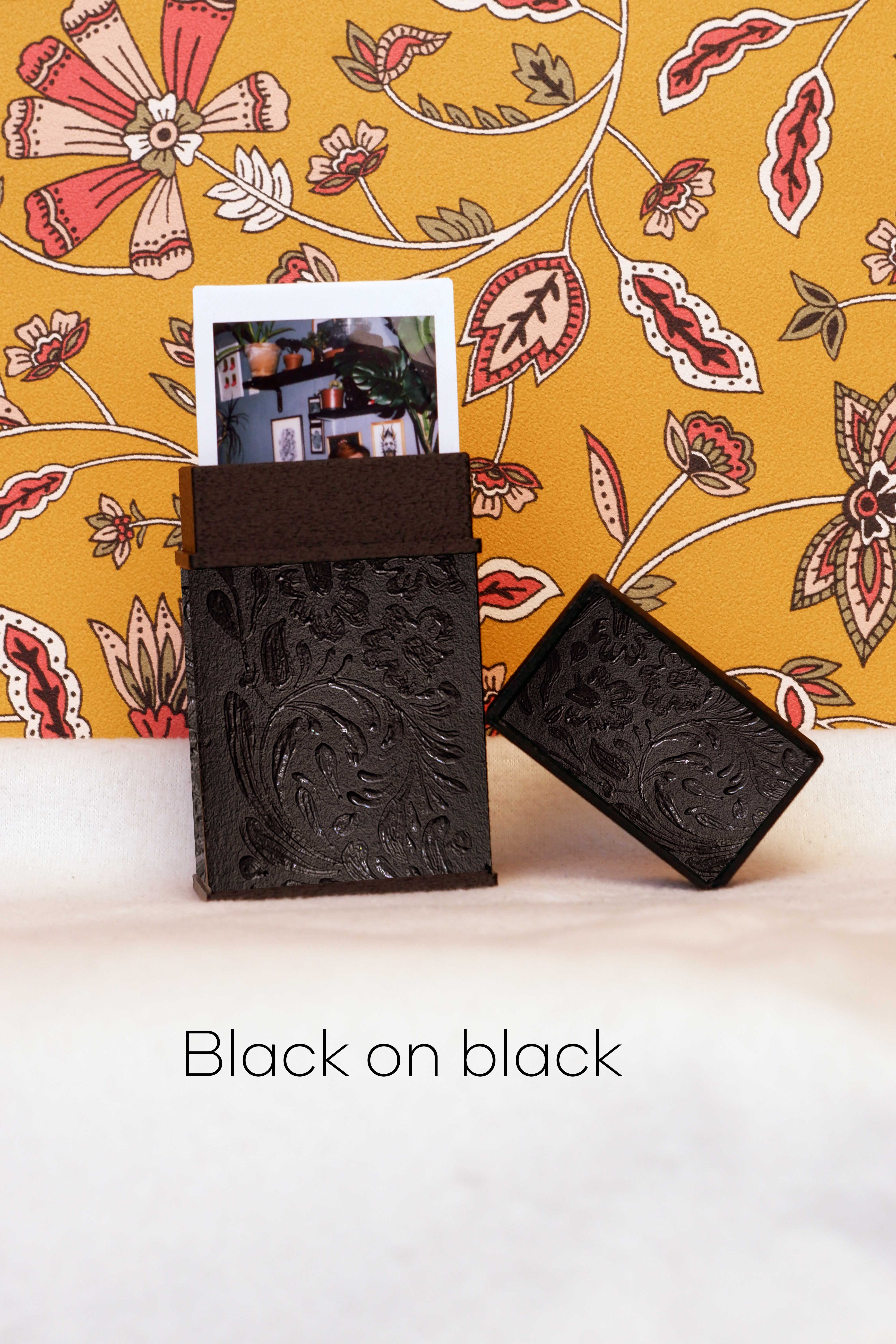 instax mini case black