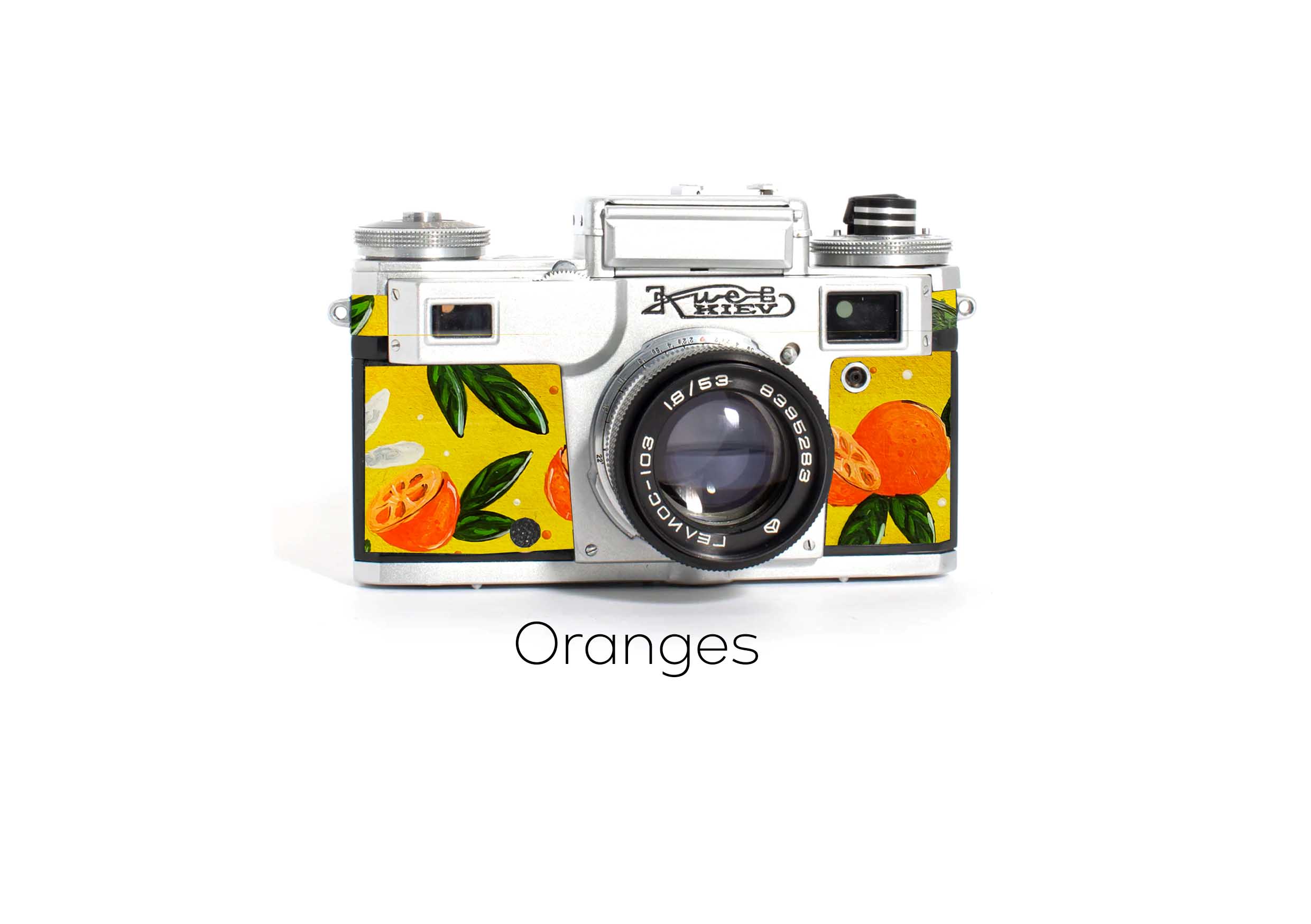 Kiev 4 4 a replacement leather orange