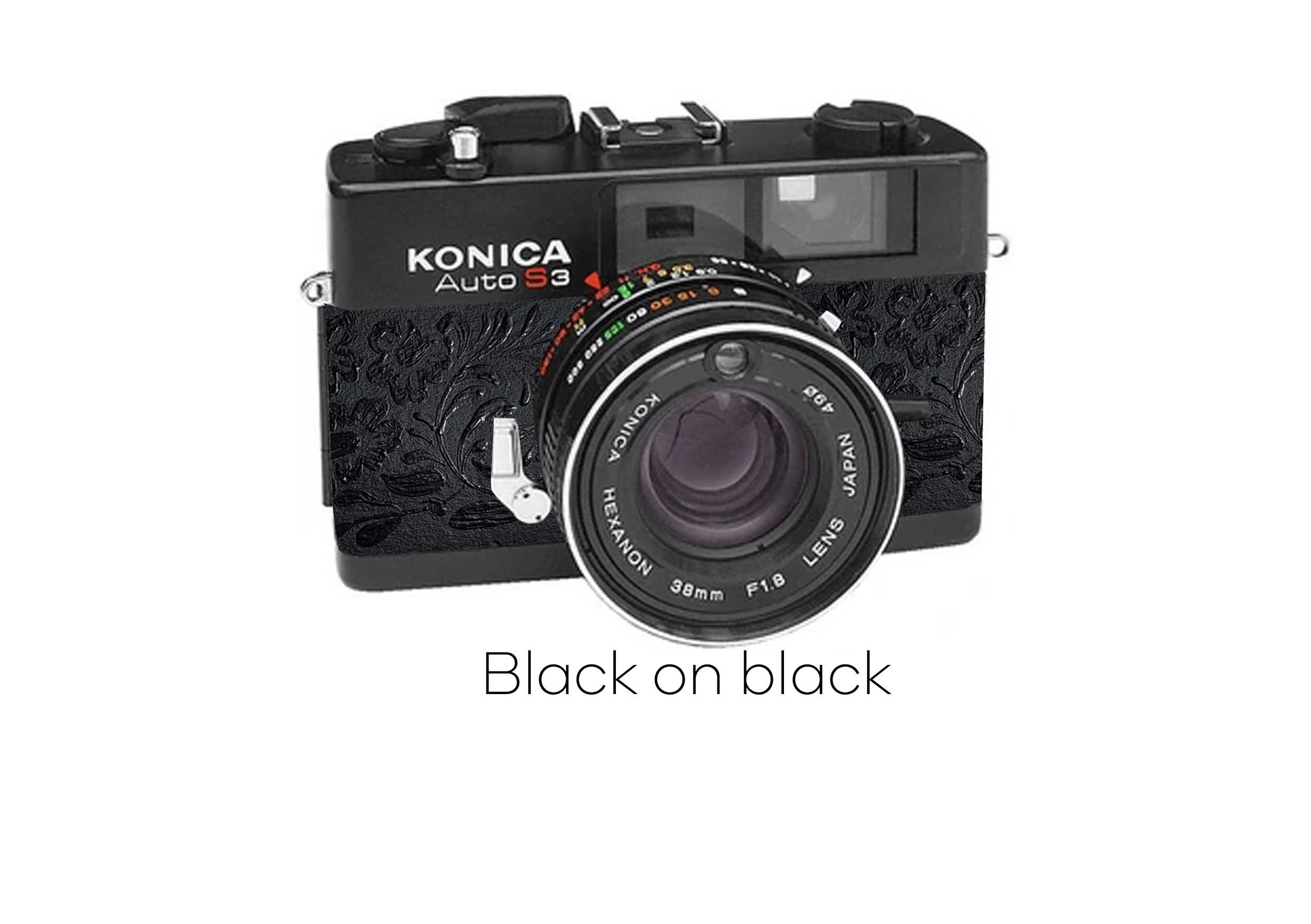 konica auto s3 replacement leather black