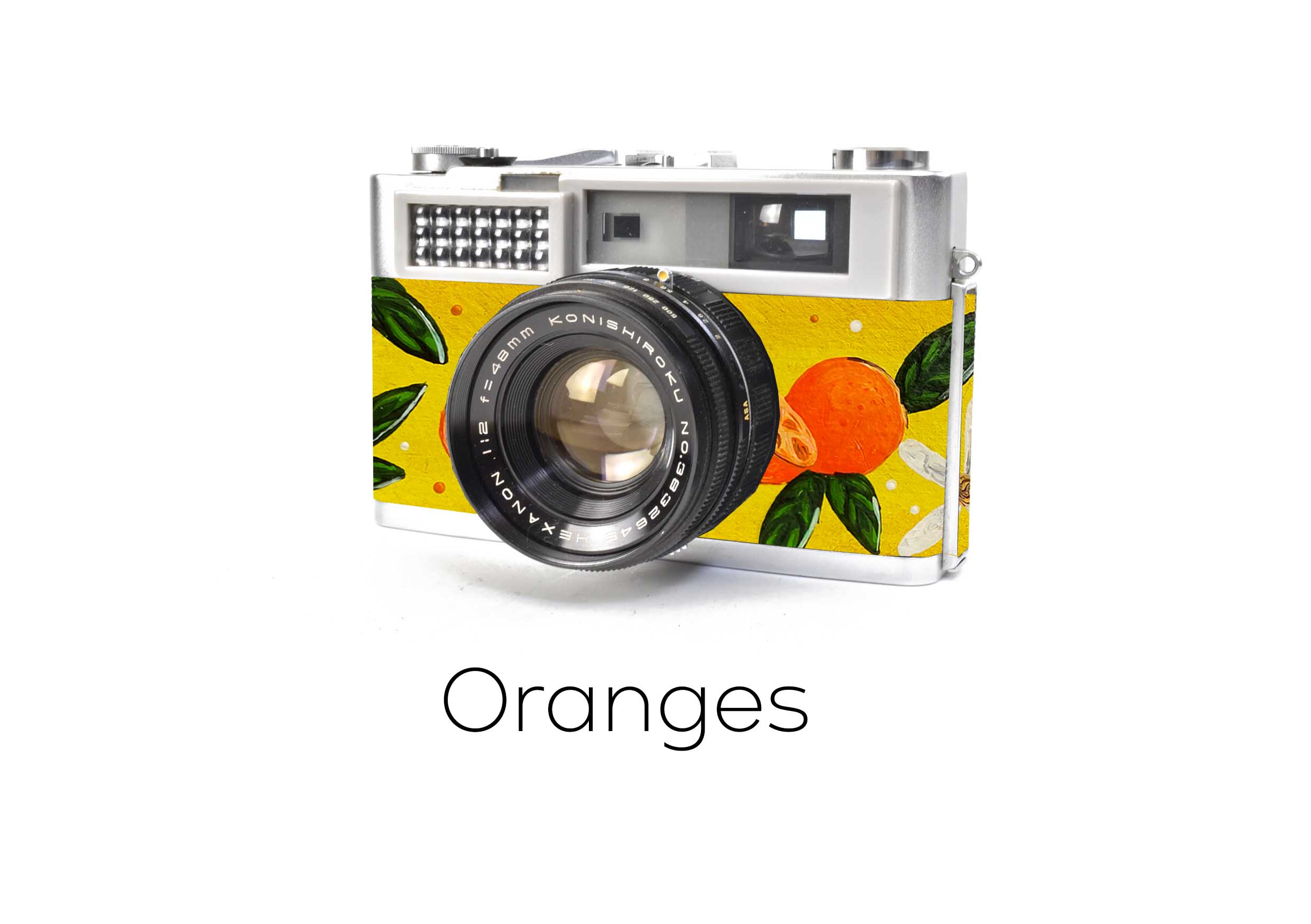 konica s 2 replacement leather orange