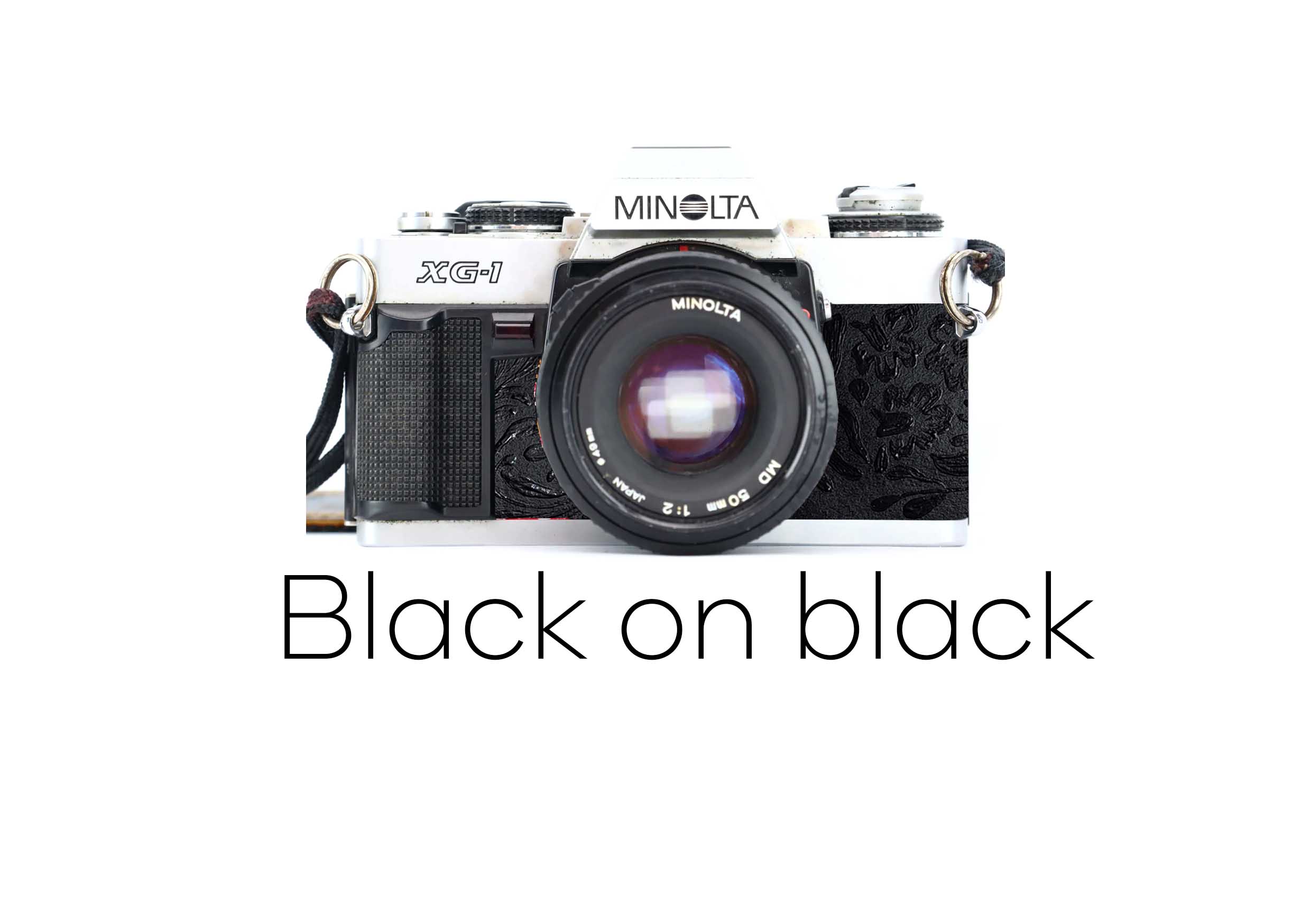 minolta xg 1 replacement leather black