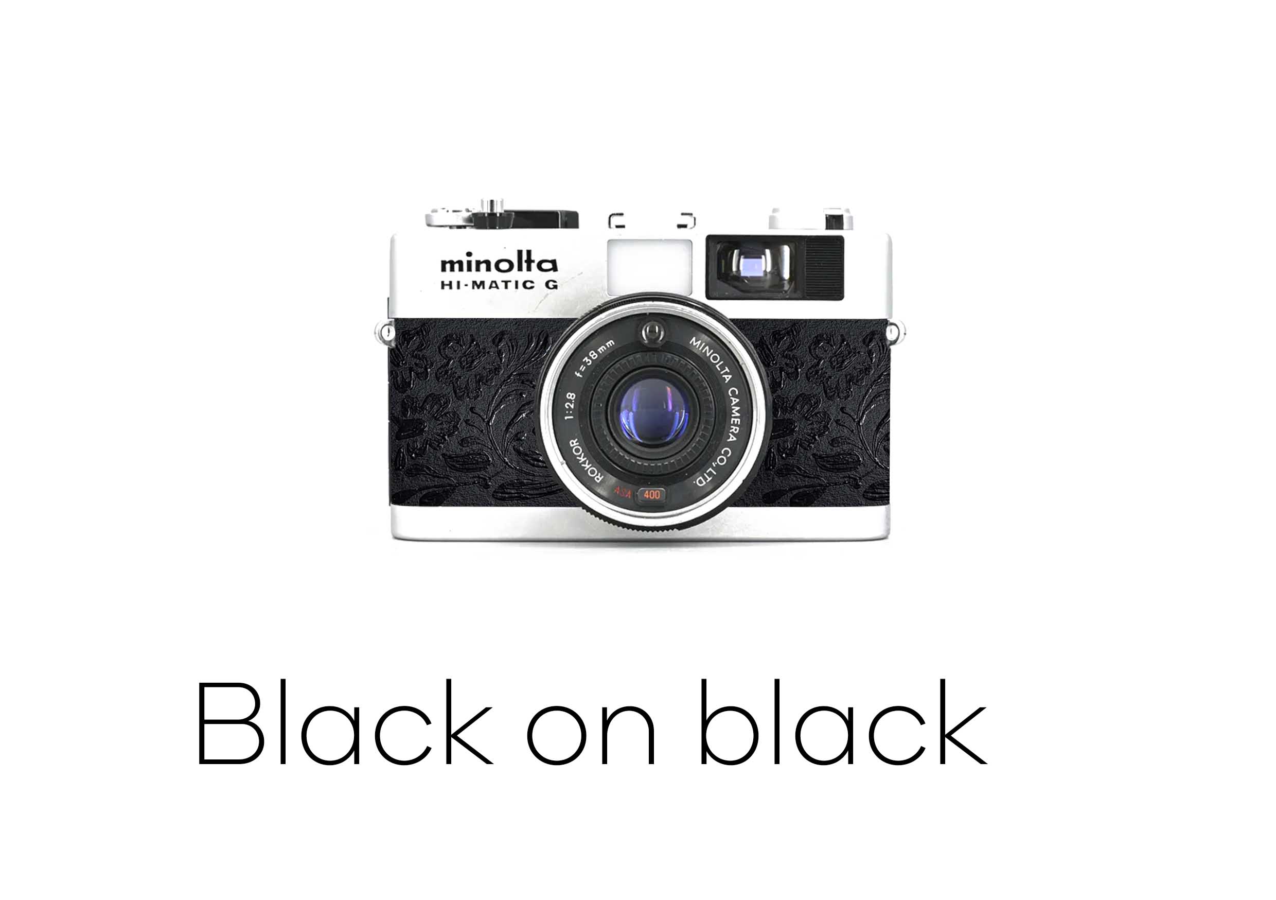 Minolta hi matic g replacement leather black