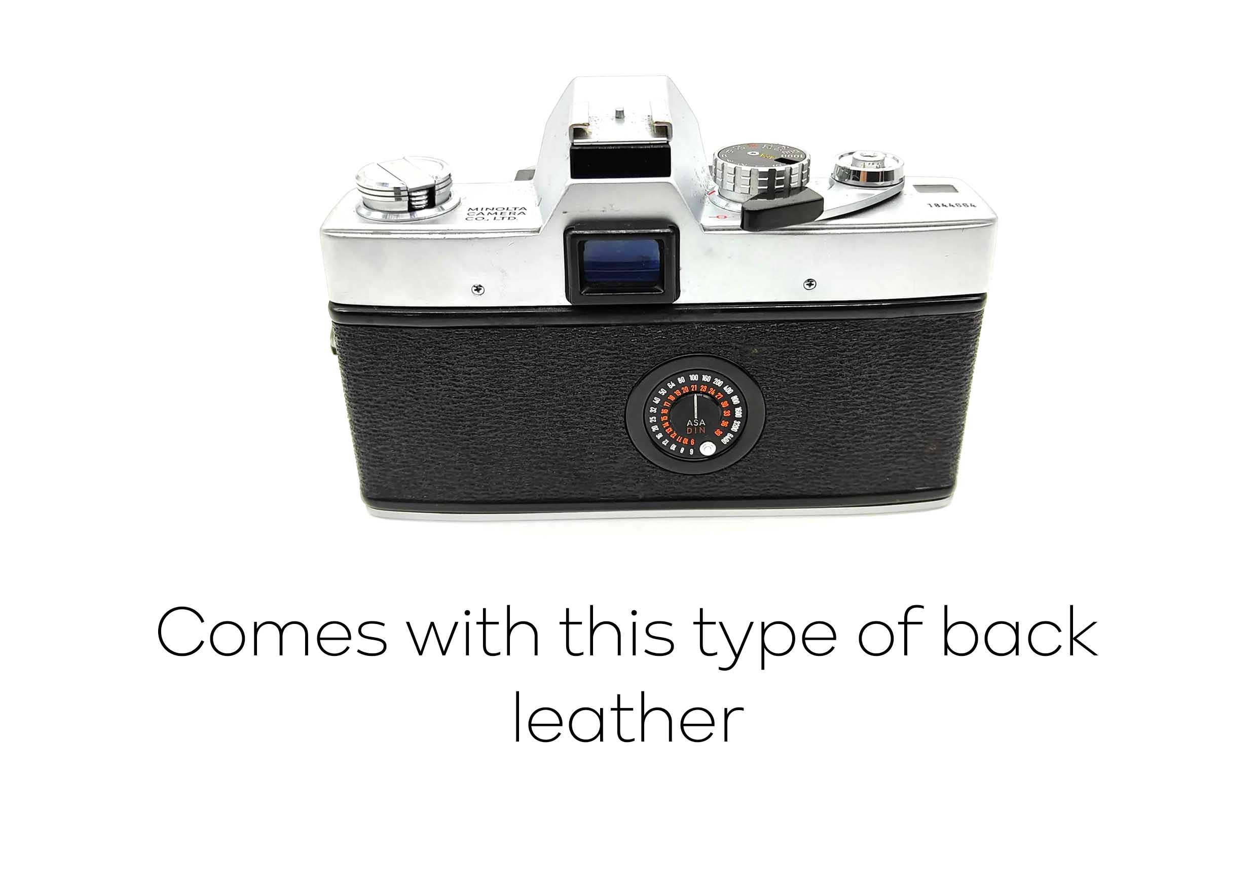 Minolta srt 101 replacement leather back