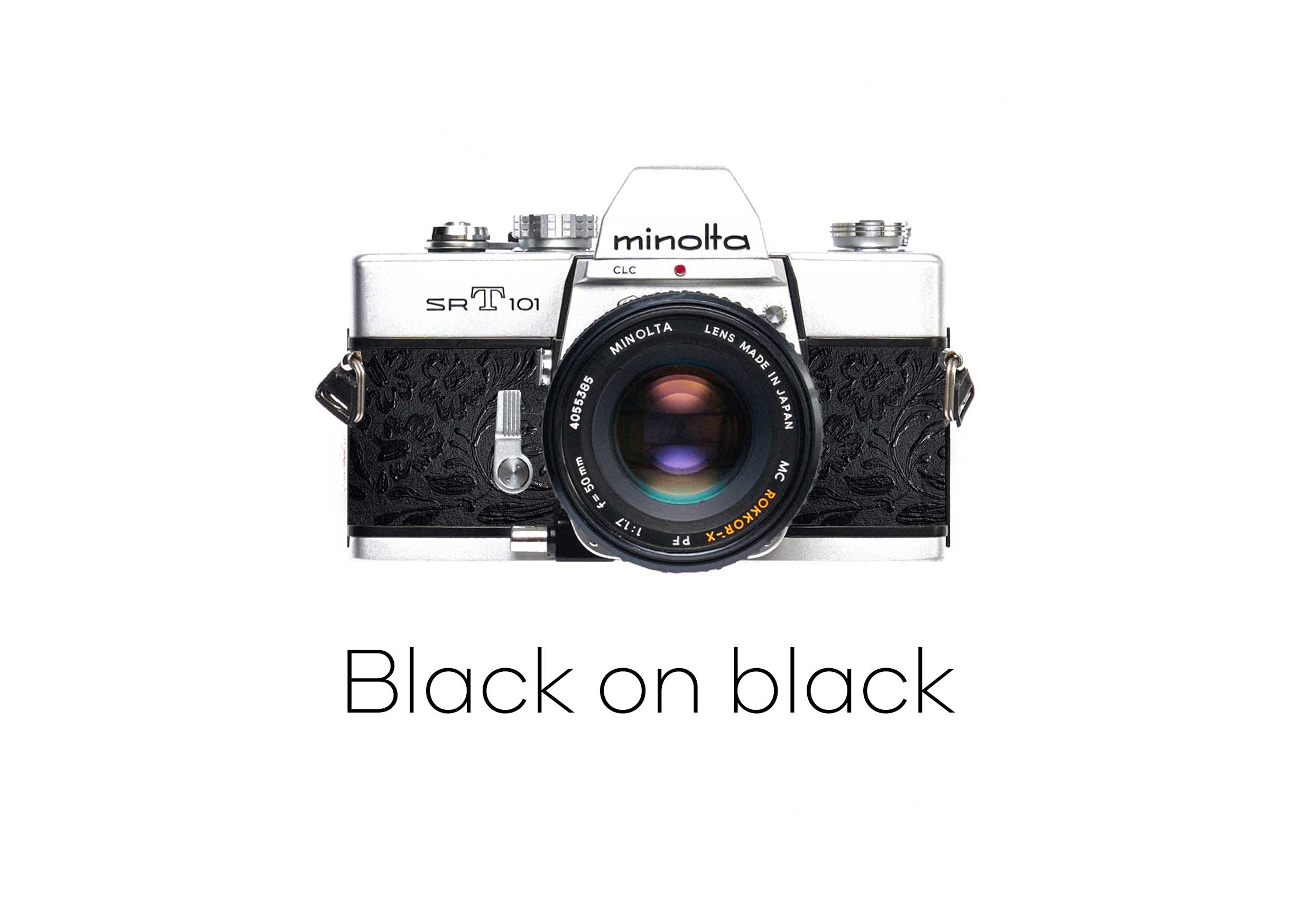 Minolta srt 101 replacement leather black