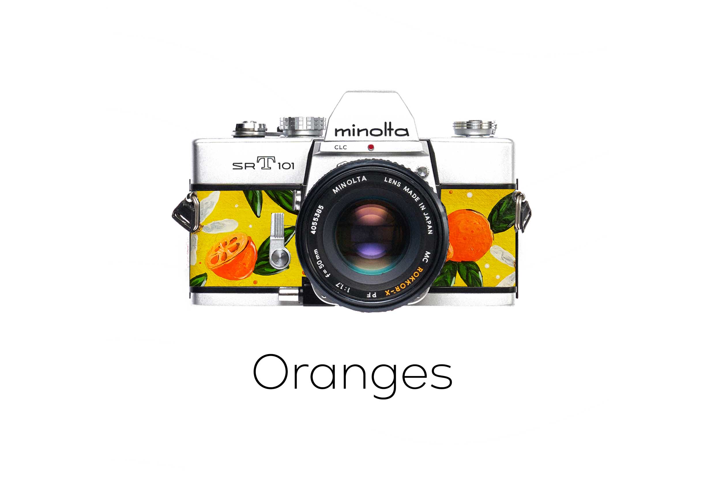 Minolta Srt 101 replacement leather orange