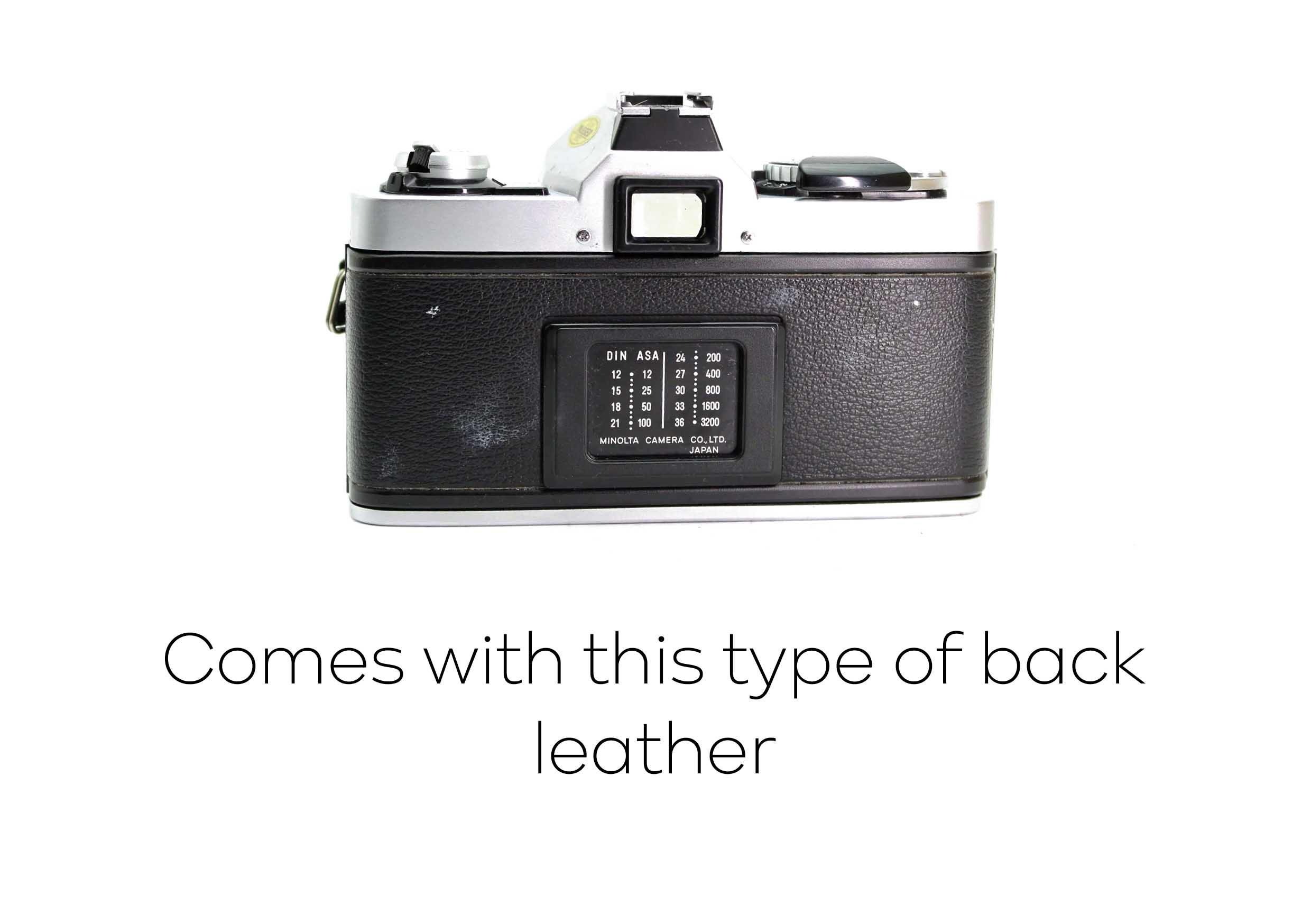 Minolta xg 9 replacement leather back