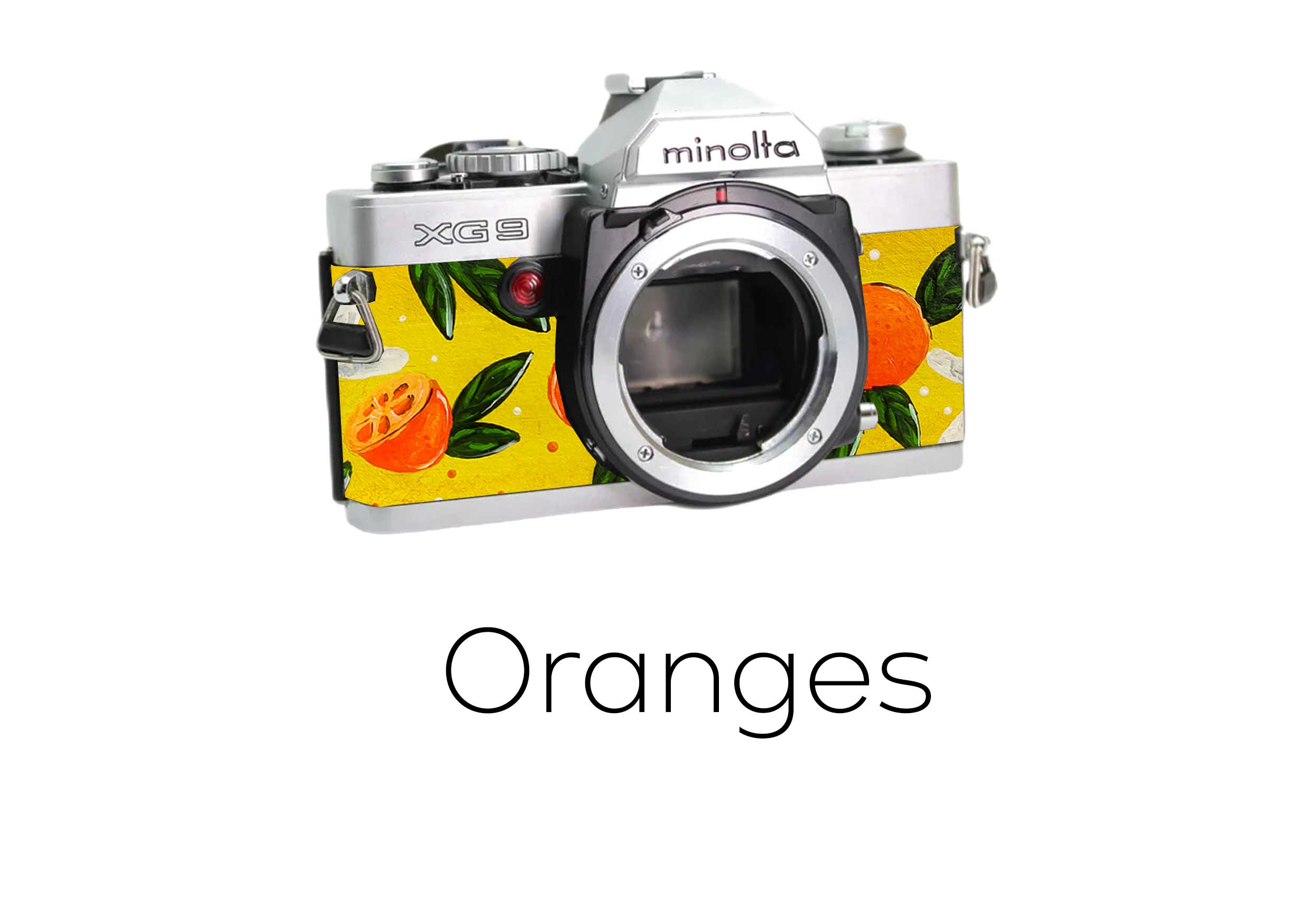 Minolta xg 9 replacement leather orange