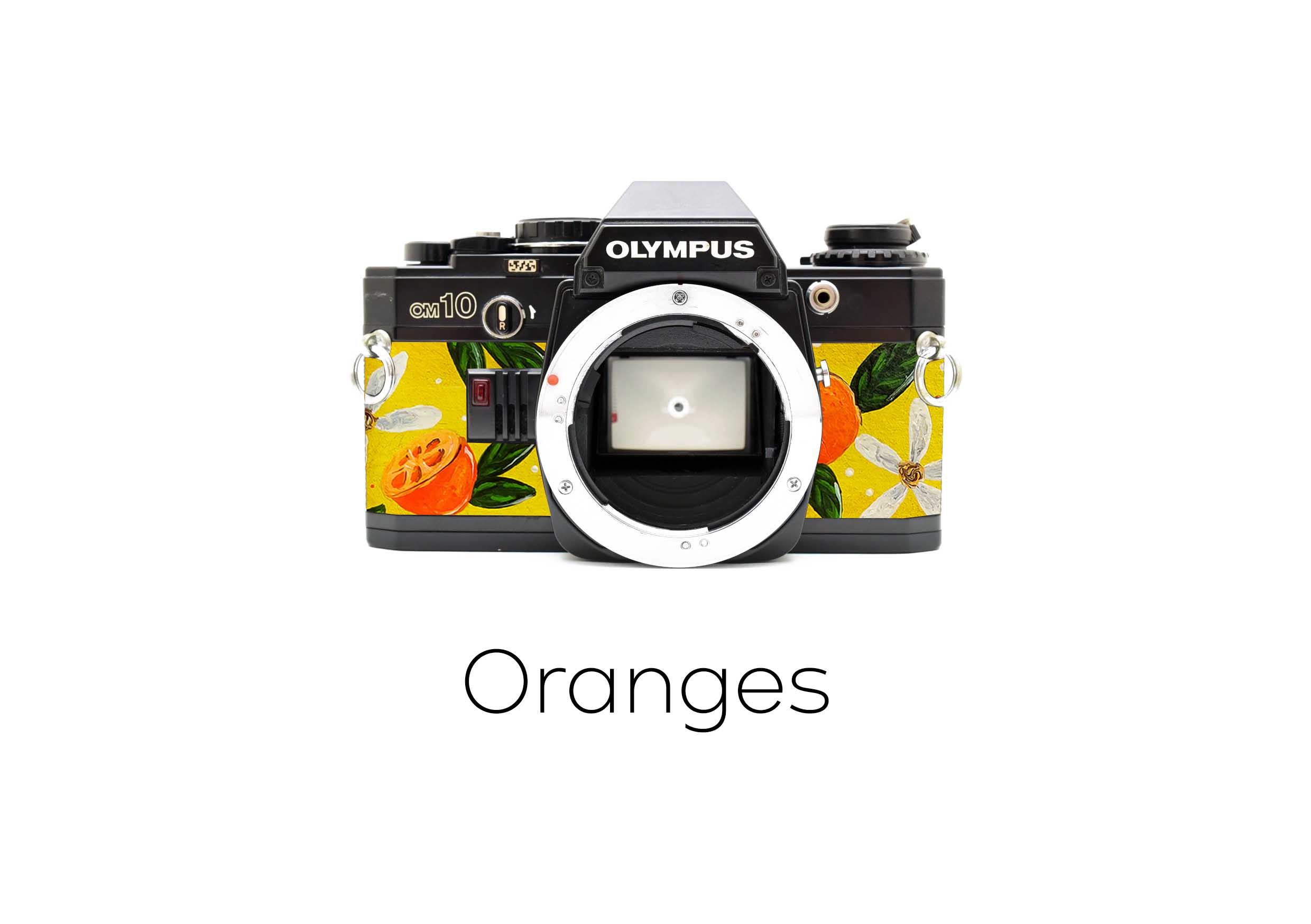 Olymus om 10 replacement leather orange