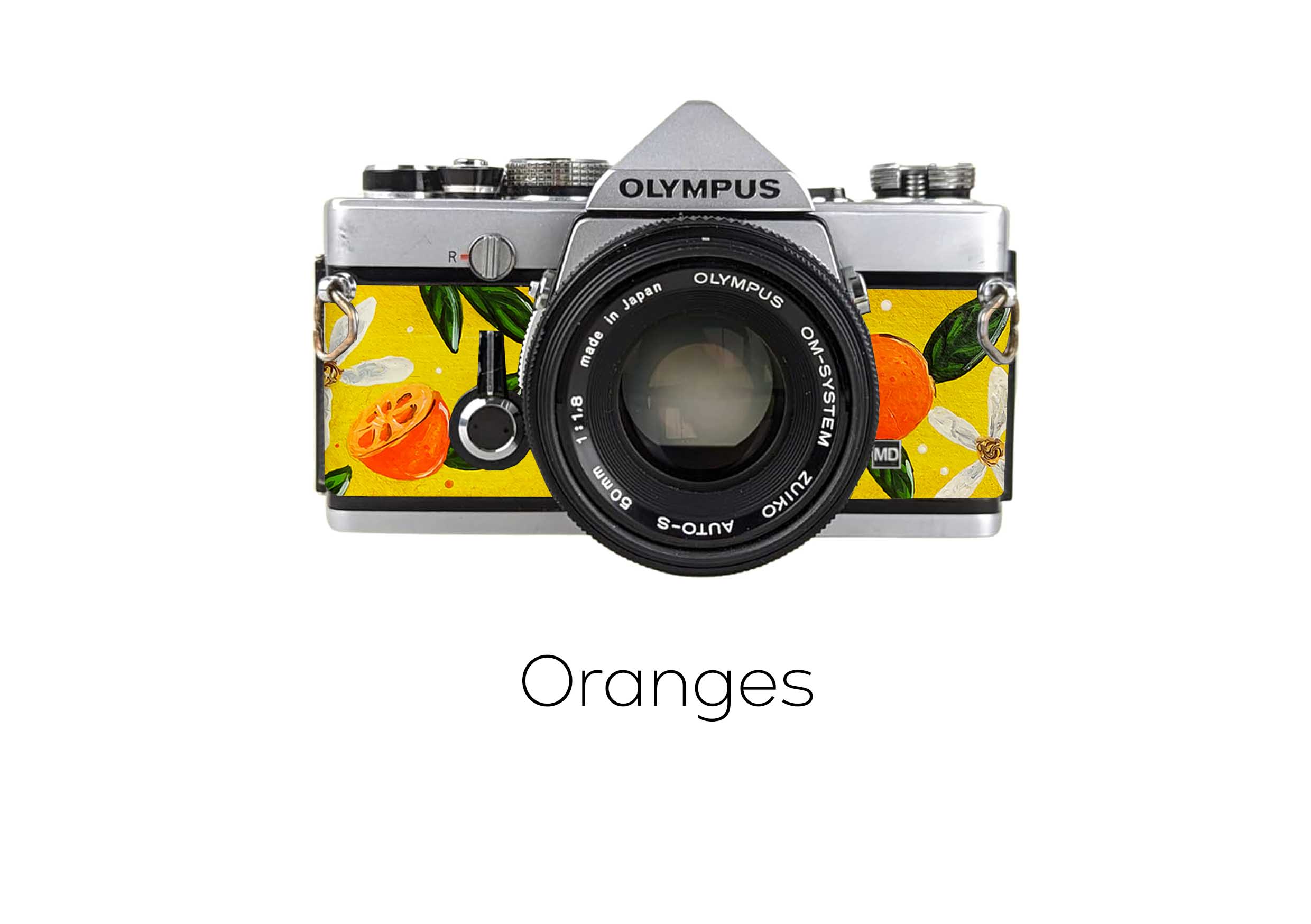 Olympus om 1 replacement leather orange