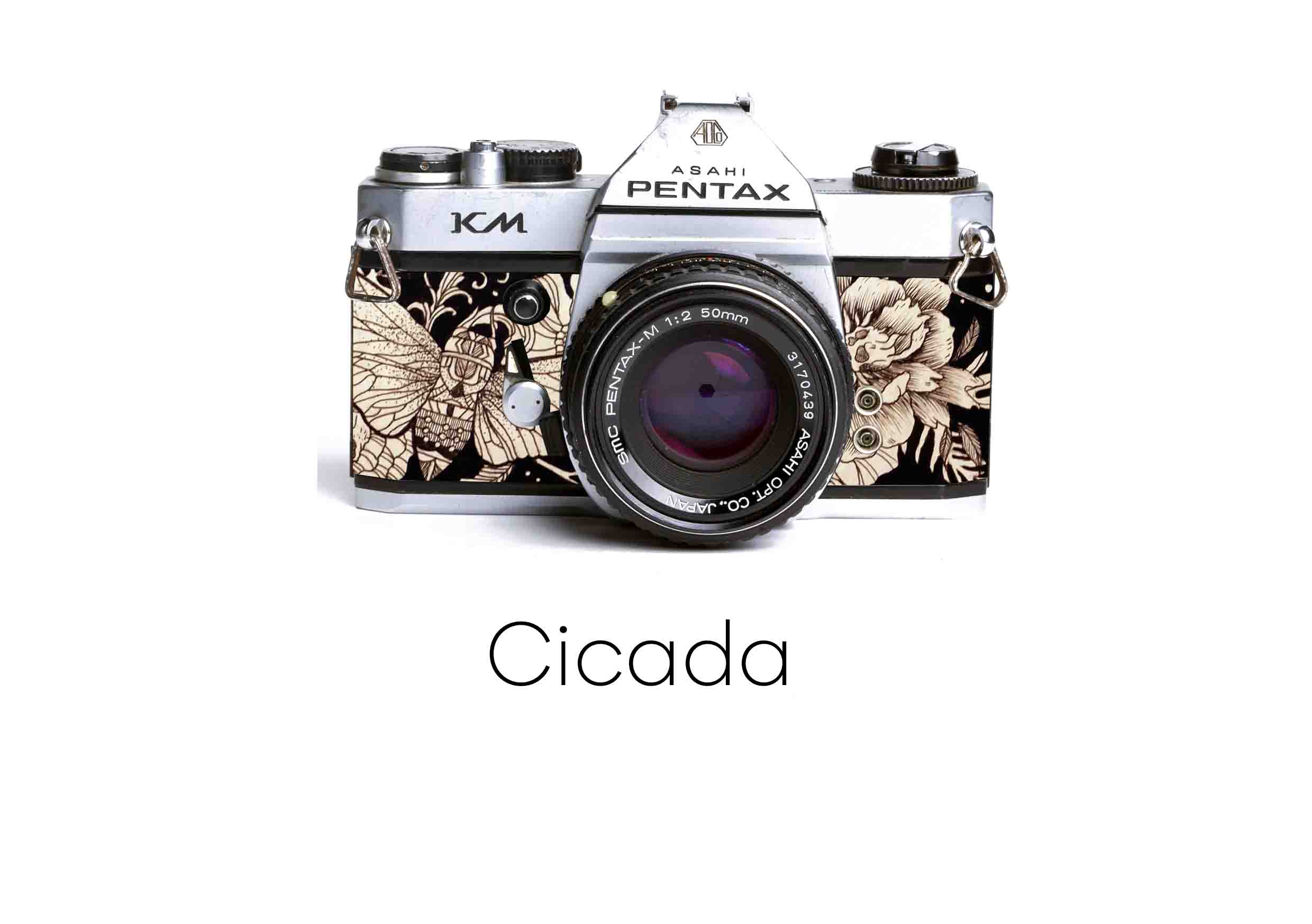 premium leather skin for pentax km 35mm camera